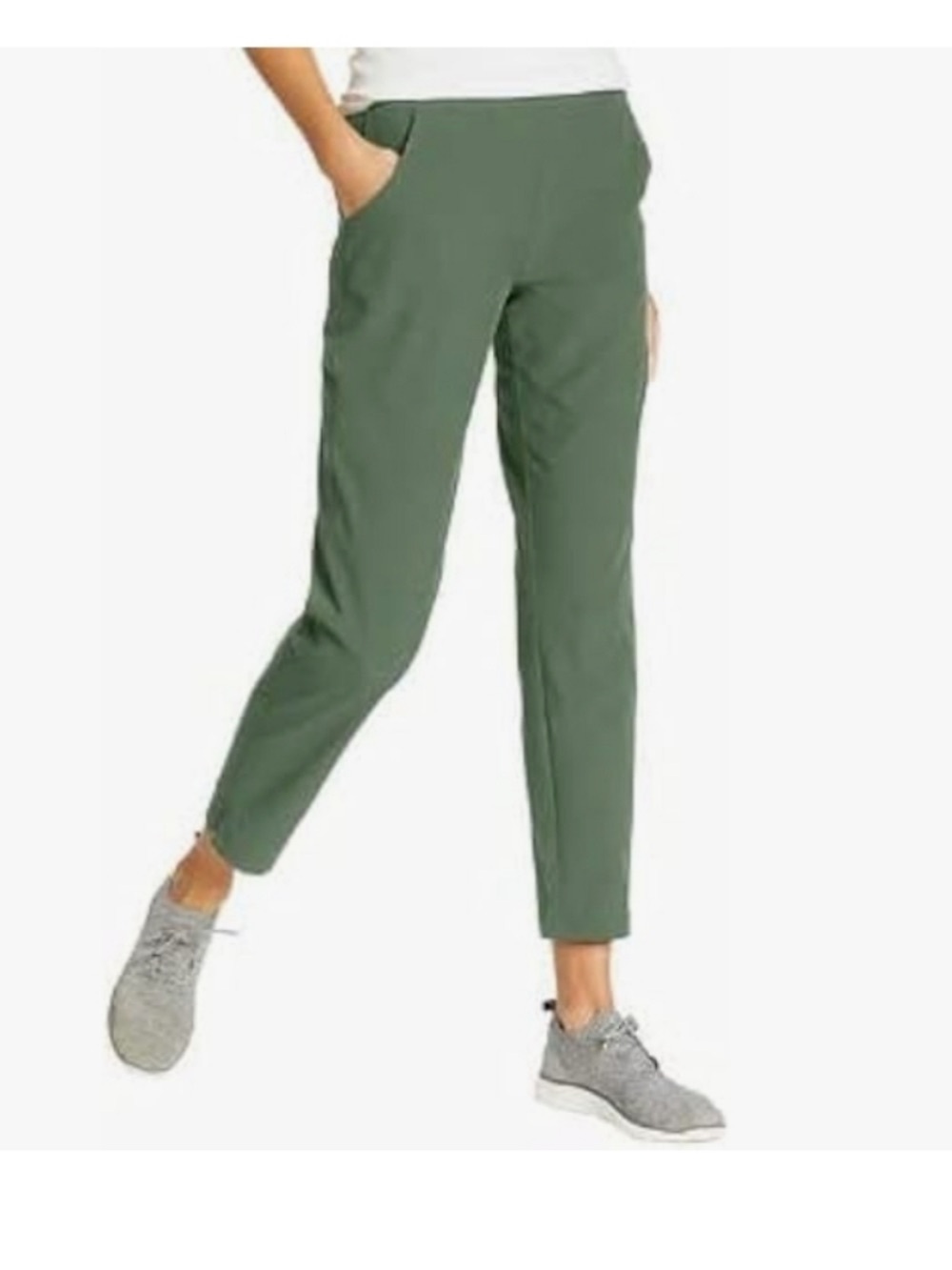 Eddie Bauer | Green Departure Ankle Pants